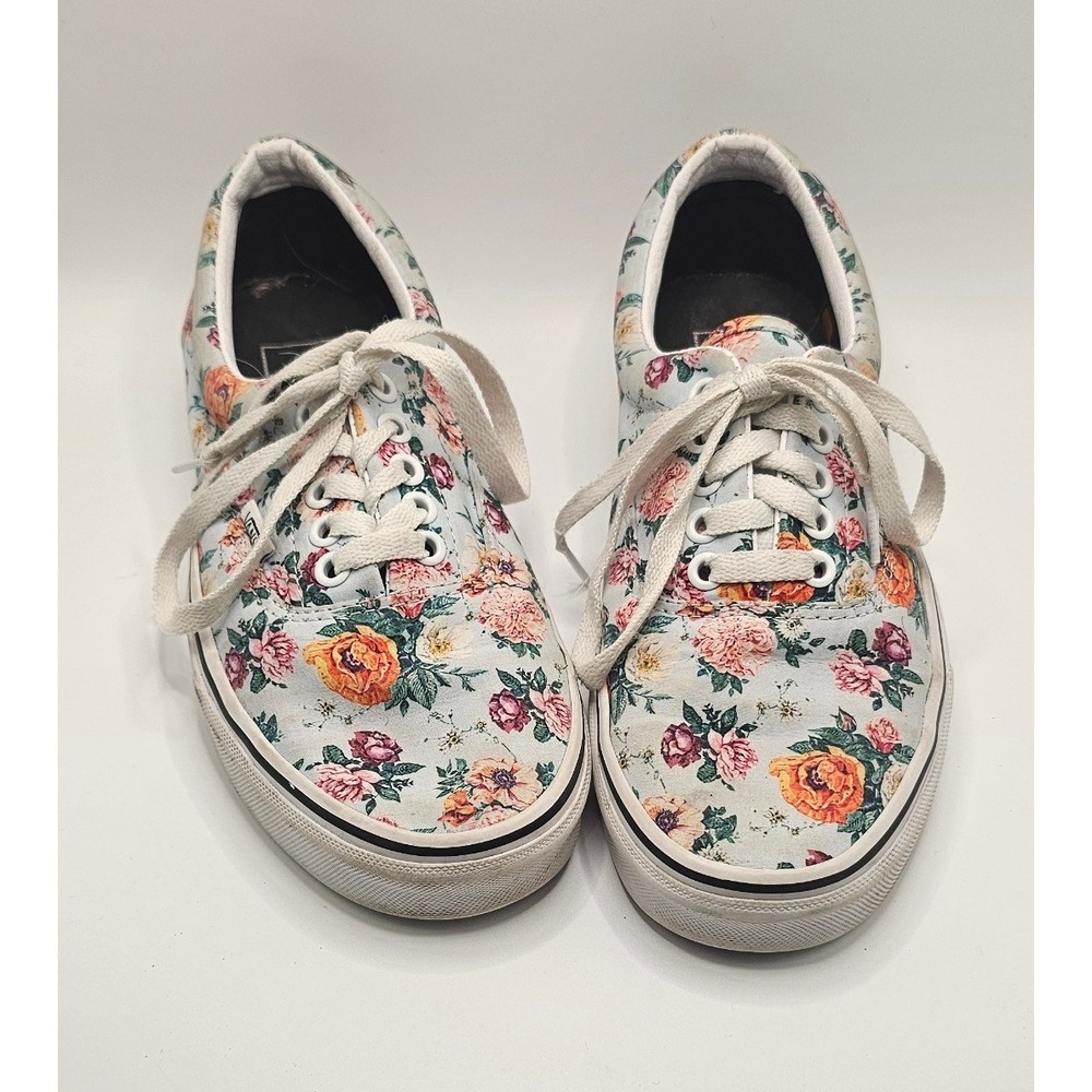 NWOT Vans Era Sneakers Women 8 Floral Multi Color Canvas Low Top Skate Shoes